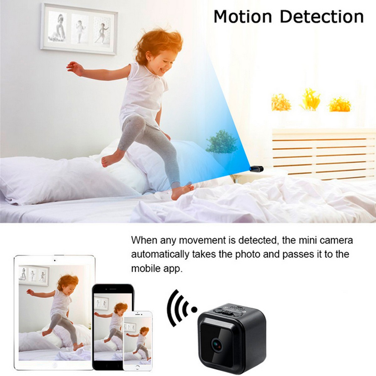 motion detection in spy camera