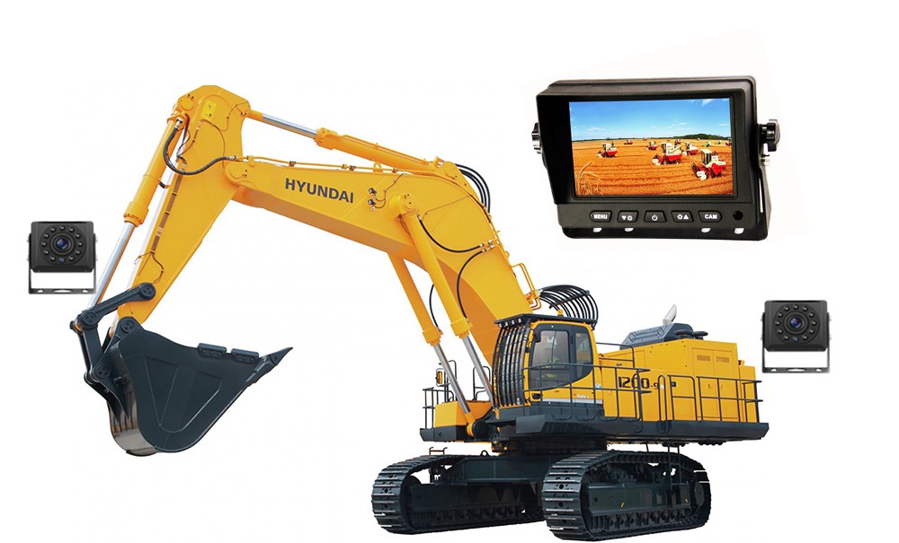 back camera set for agricultural machinery