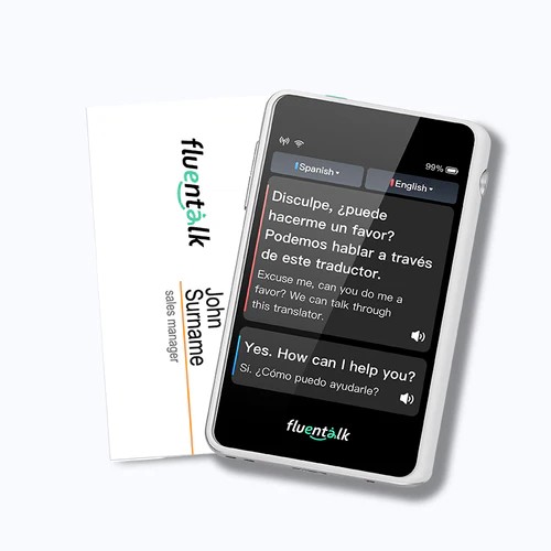 Fluentalk T1 mini - Visa card size with 2,8" HD screen