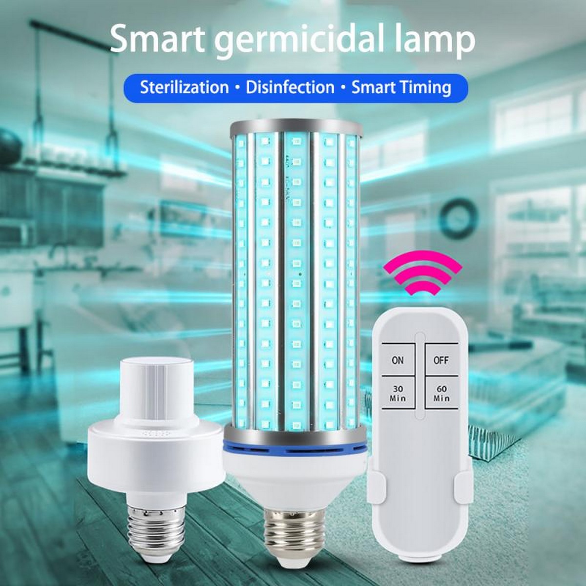 Smart UVC bulb