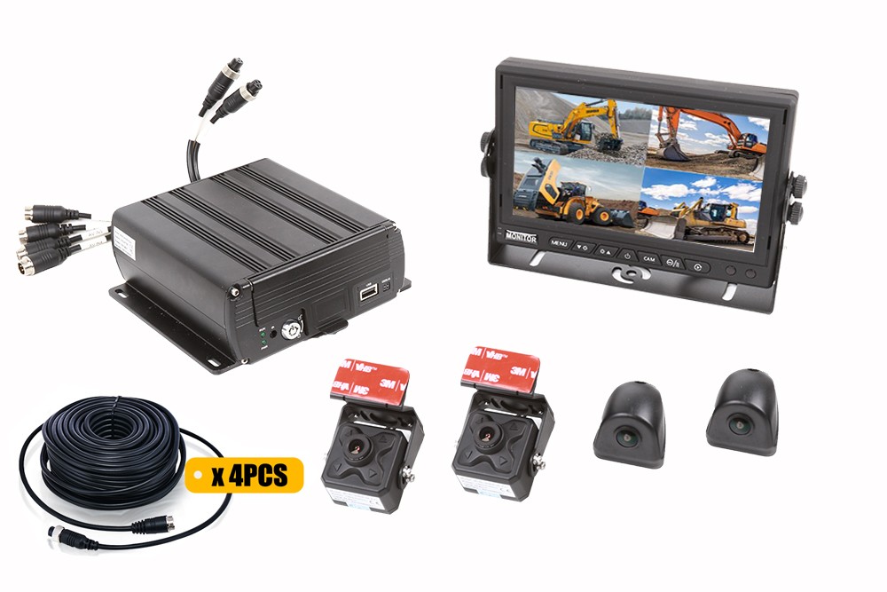 PROFIO X7 - 4 channel mobile dvr with Wifi / 4G SIM and FULL HD (4 cameras in the package)