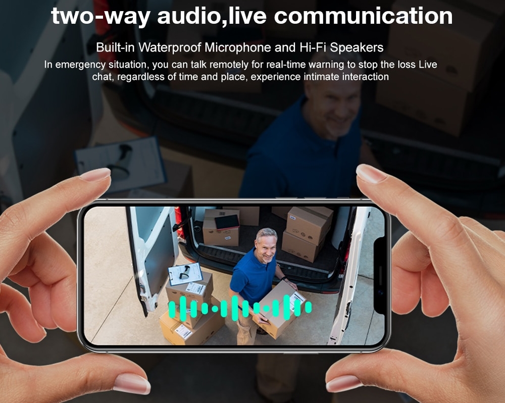 two-way communication ip camera