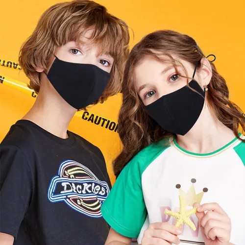 black protective mask for children