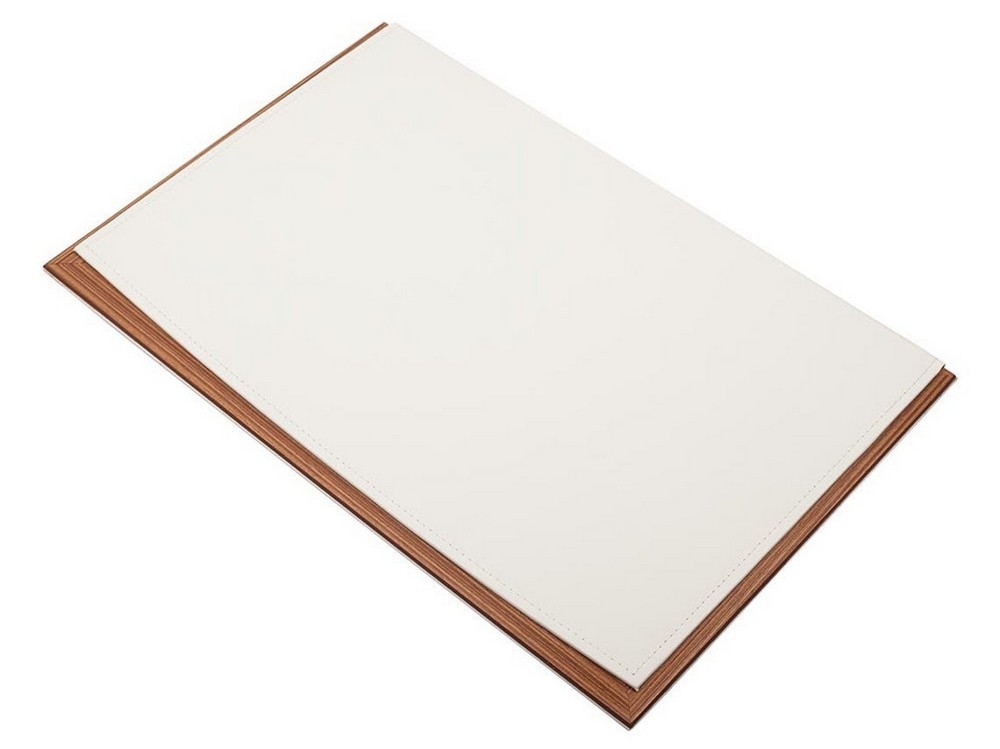 Desk pads luxury wooden leather