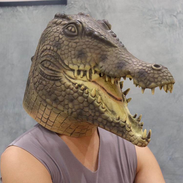 alligator halloween mask crocodile face head masks