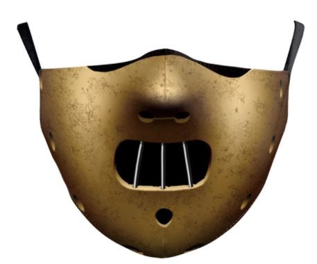 Medium Hannibal Polyester Viscose  Adjustable Face Mask