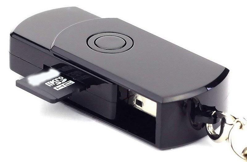 USB hidden spy key camera with SD/TF card support up to 32 GB