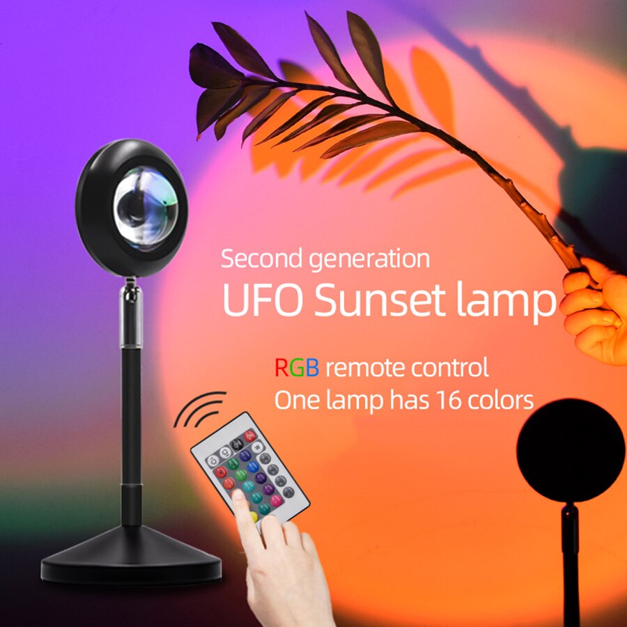 colorful sunset photo lamp