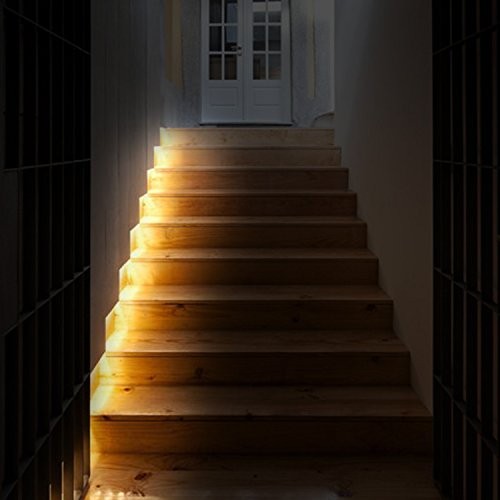 orientation light on the stairs led strip