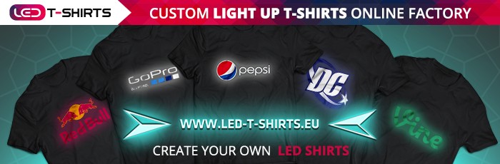 custom led t-shirts factory
