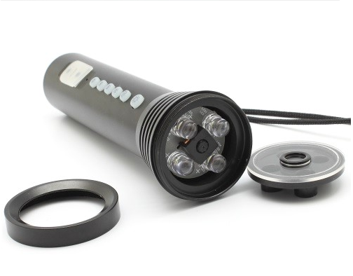 camera with LED flashlight + mp3
