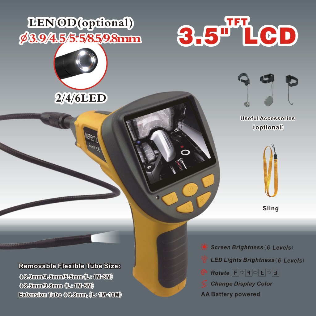 Borescope with LCD