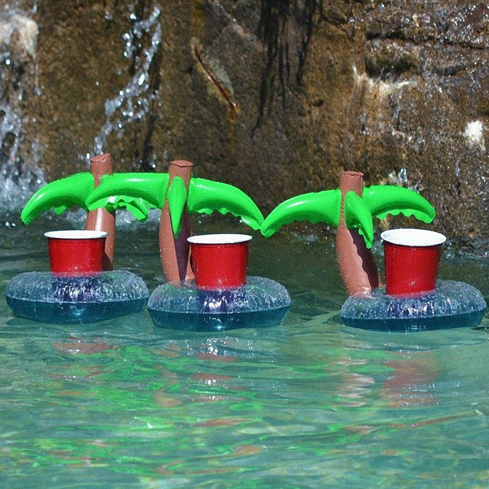 Palm tree cup holder