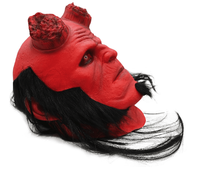 Devil face mask carnival halloween