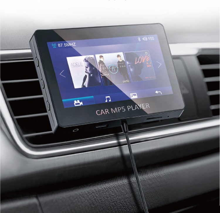 car MP5 video player with holder - simple installation