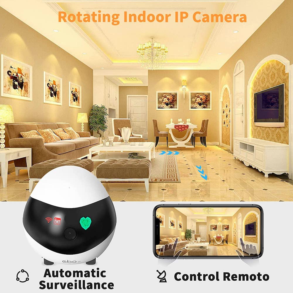 robot security protection of house, apartment, property, live p2p monitoring