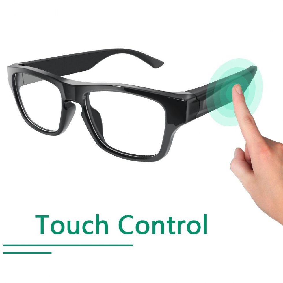 elegant glasses with Full HD camera - touch control