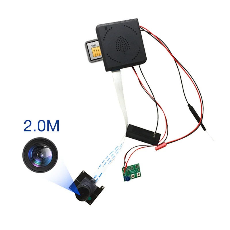 Pinhole camera 4G SIM - ultra wide lens up to 145° FISH EYE
