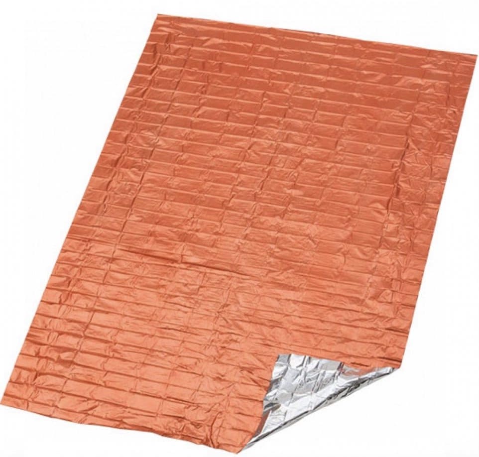 Emergency blanket - isothermal foil as a blanket