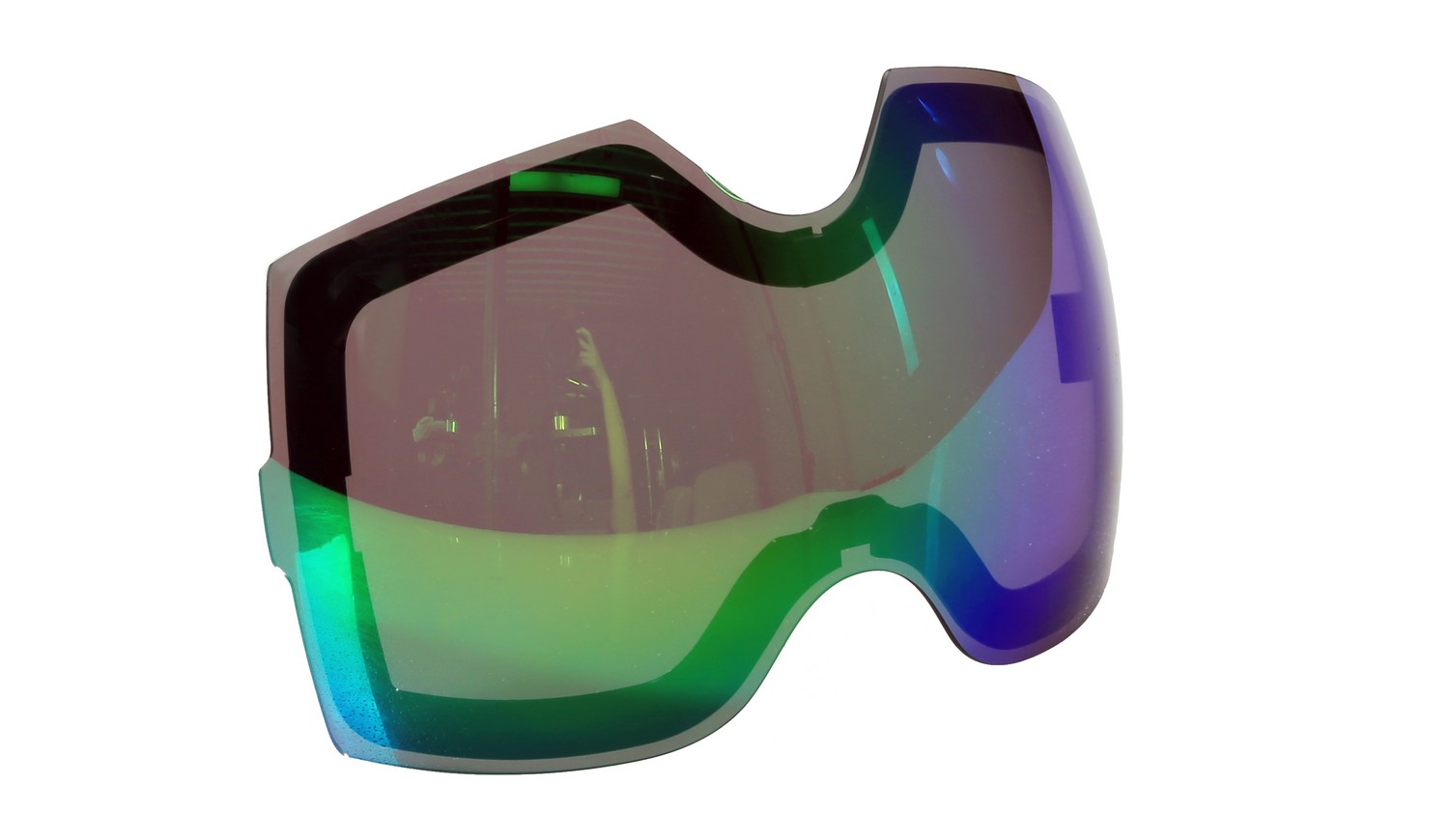 replaceable glass for ski goggles