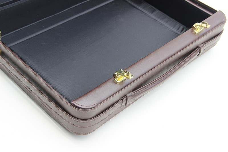 leather suitcase for notebook and laptop