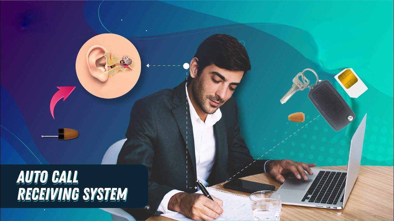 SPY HEADPHONES - how to take the exam - SET for the exams (the smallest earpiece)
