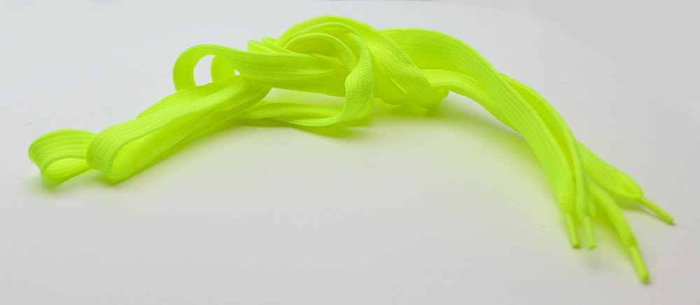 yellow-green neon laces