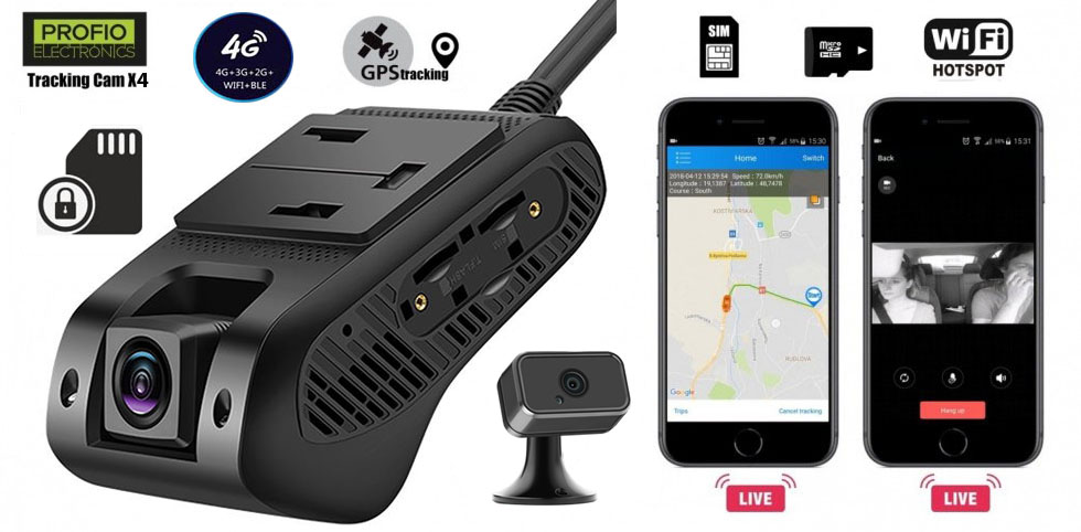 4G Live Dash Cam GPS Tracking