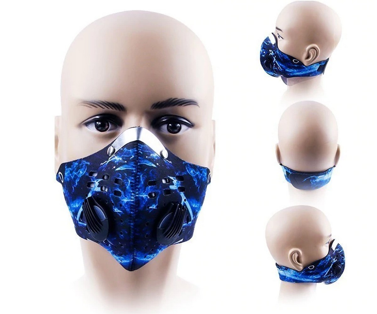 3D face mask respirator