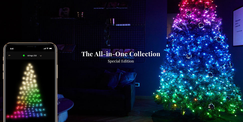 led tree christmas twinkly mobile app controll