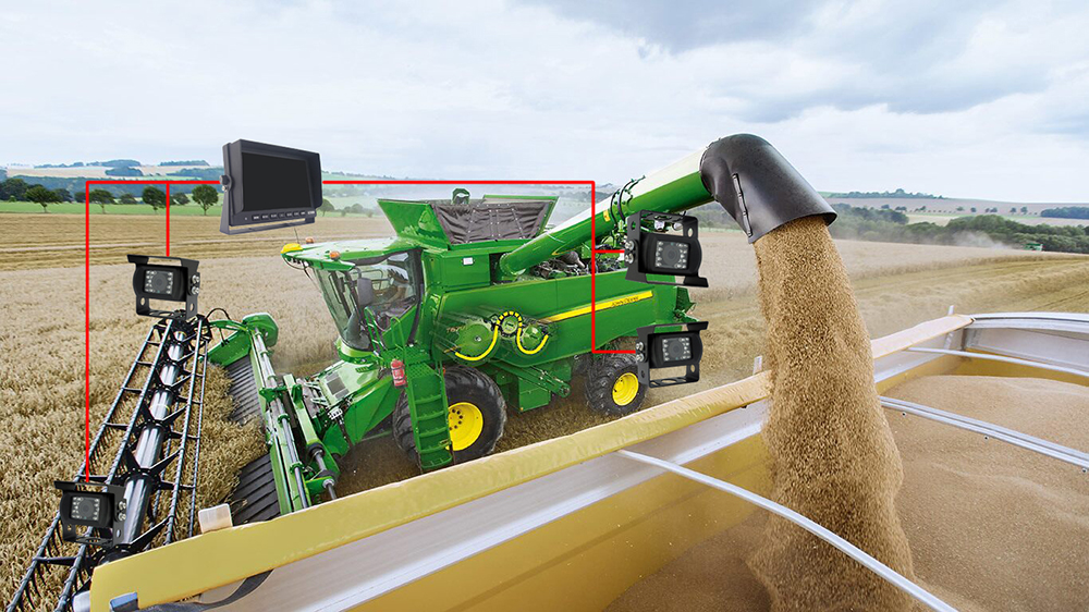 agricultural machinery reversing cameras