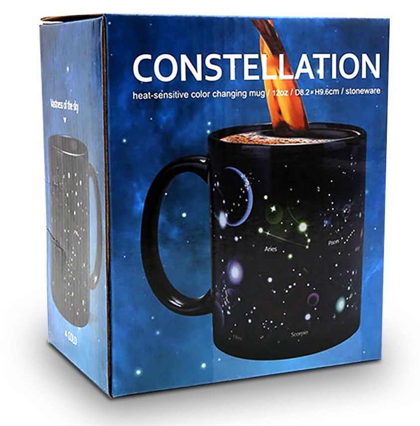 changing magic mug with stars