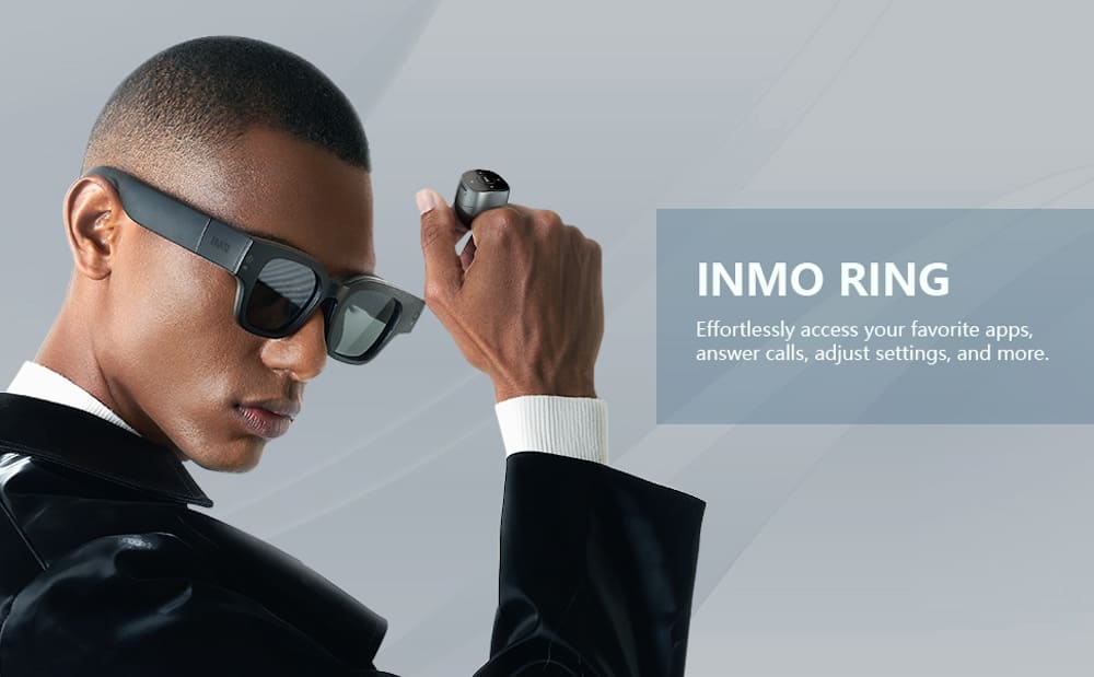 Comfortable control inmo ring for inmo air 2 glasses