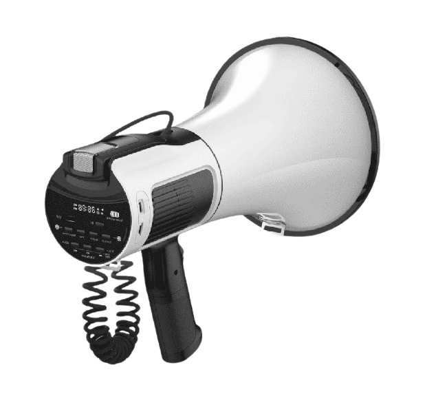 megaphone with USB and TFT support