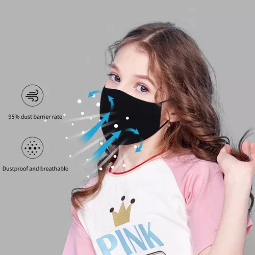 baby protection mask on face