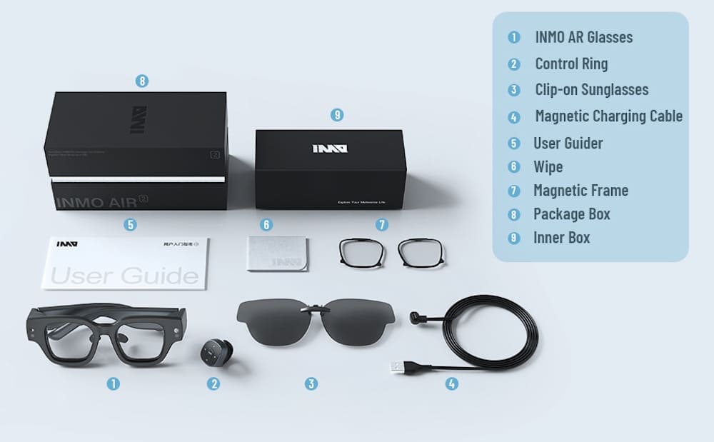 inmo air 2 package contents
