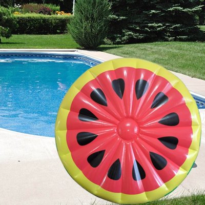 inflatable red melon
